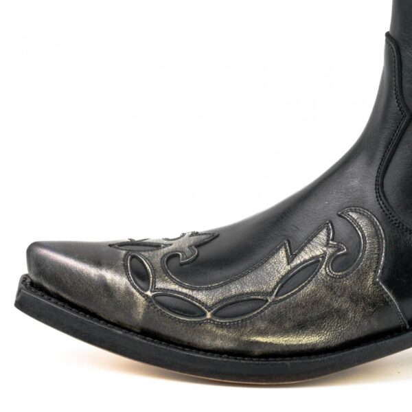 Botines cuero negro gris - Country and Roses - Mayura - 4