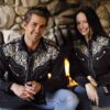 Camisa negra con bordados - Country and Roses - Henry - 5