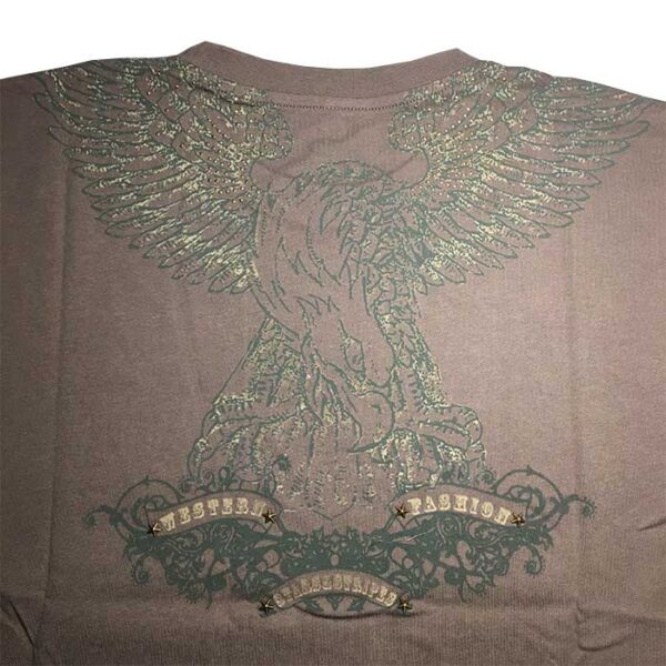 Camiseta marrón para hombre - Country and Roses - El Águila - 3