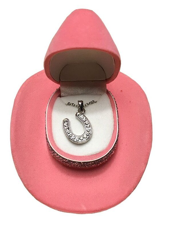 Colgante herradura plateada - 6