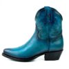 Botines cuero azul tejanos - Country and Roses - Vintage azul - 3