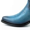 Botines cuero azul tejanos - Country and Roses - Vintage azul - 4