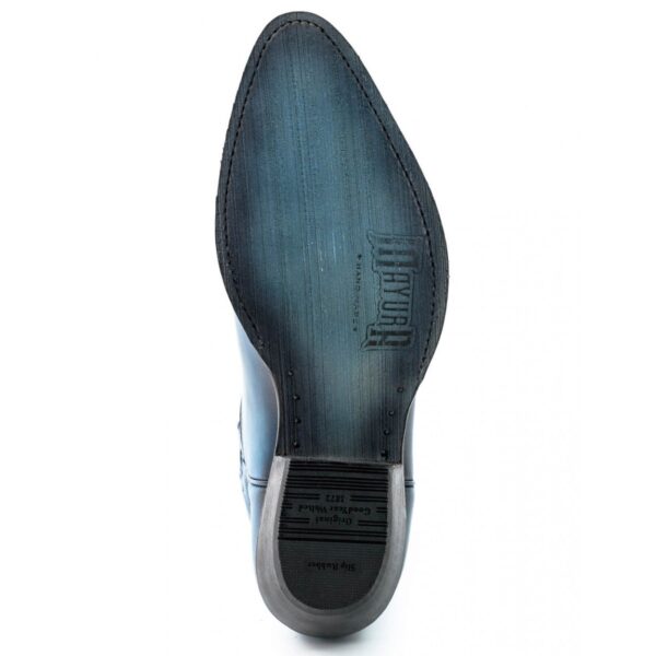 Botines cuero azul tejanos - Country and Roses - Vintage azul - 7