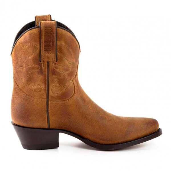Botines marrón serraje tejanos - Country and Roses - Whisky - 1