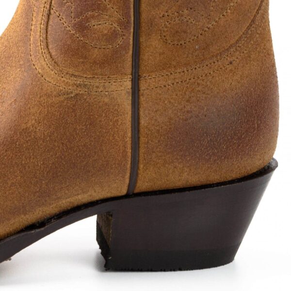 Botines marrón serraje tejanos - Country and Roses - Whisky - 5