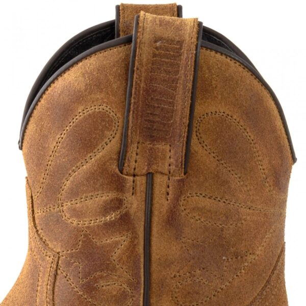 Botines marrón serraje tejanos - Country and Roses - Whisky - 6