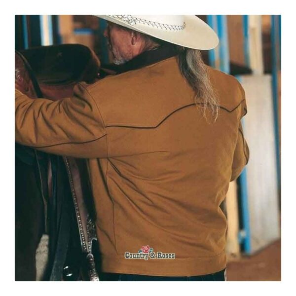 Cazadora de hombre de tela marrón Range Rider