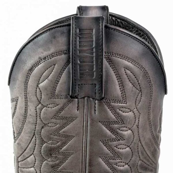 Botas de cuero gris vaqueras cowgirl - Country and Roses - Dawson - 6