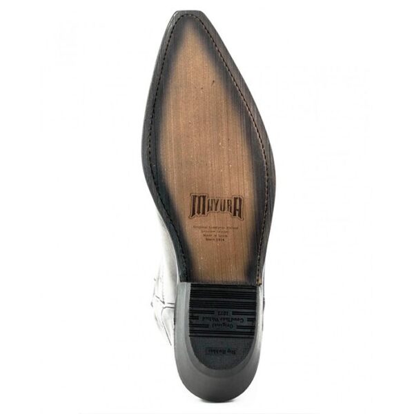 Botas de cuero gris vaqueras cowgirl - Country and Roses - Dawson - 8