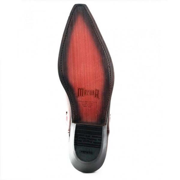 Botas de cuero rojo vintage vaqueras cowgirl - Country and Roses - Dumont - 8