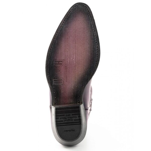 Botines cuero morado - Country and Roses - Sacramento - 7