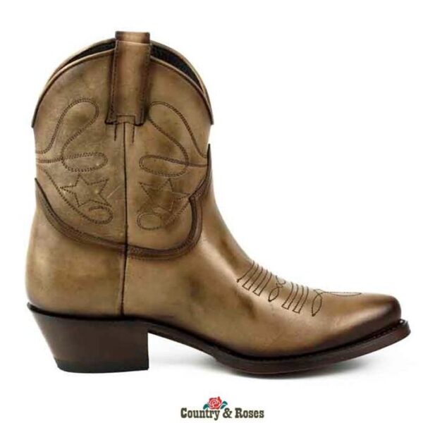 Botines de cueron marrón grisáceo - Country and Roses - Benson - 1