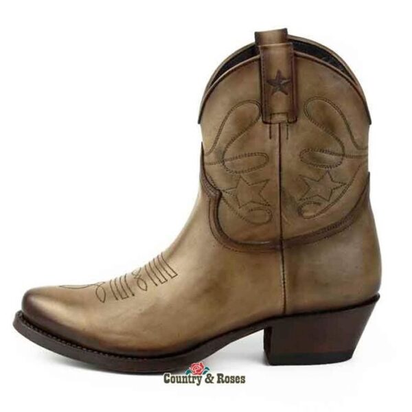 Botines de cueron marrón grisáceo - Country and Roses - Benson - 3