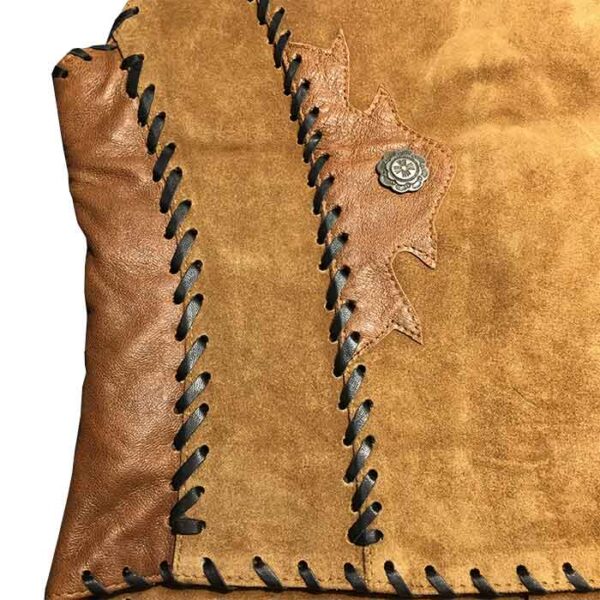 Chalecos ante cuero cowgirl - Country and Roses - Chaleco Nelly - 3