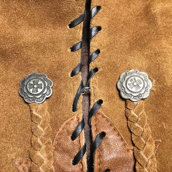 Chalecos ante cuero cowgirl - Country and Roses - Chaleco Nelly - 5