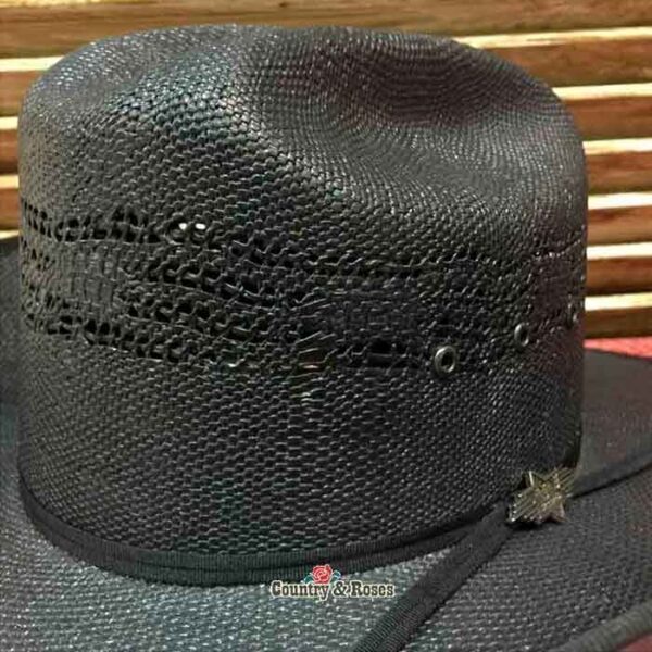 Sombrero tejano vaquero negro - Country and Roses - Ashton Black - 3