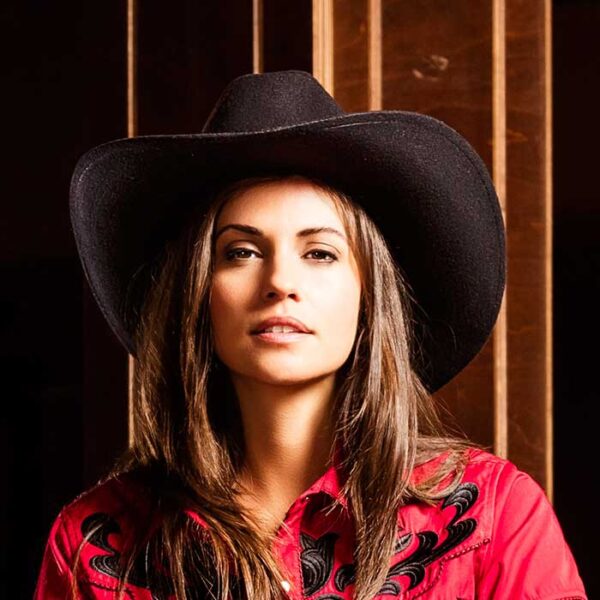 Sombrero vaquero fieltro negro - Country and Roses - San Antonio - 3