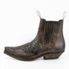 Botines cuero pitón marrón Mayura - Tienda Country and Roses - Botines vaqueros country cowboy cowgirl - Botines rock2500 marrón - 3