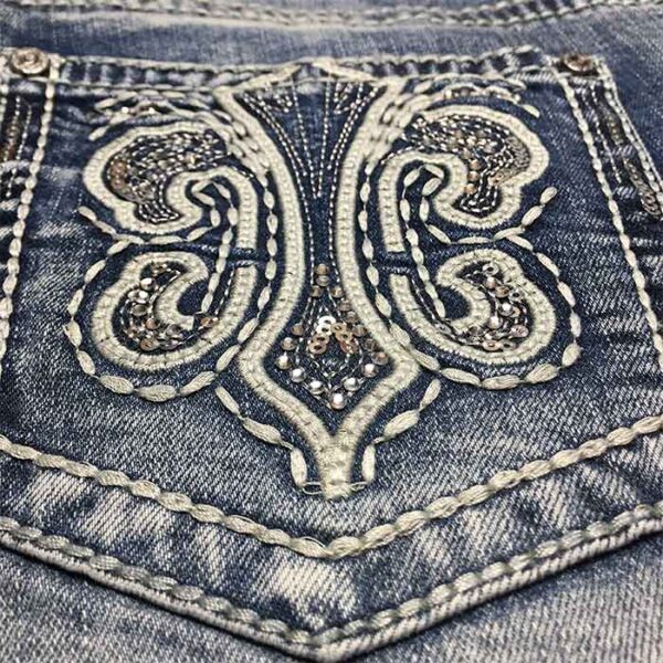 Pantalones vaqueros adornos bolsillos - Country and Roses - Lexi - 3