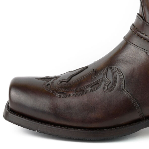 Botas biker Indian - Country and Roses - Marrón oscuro - 4