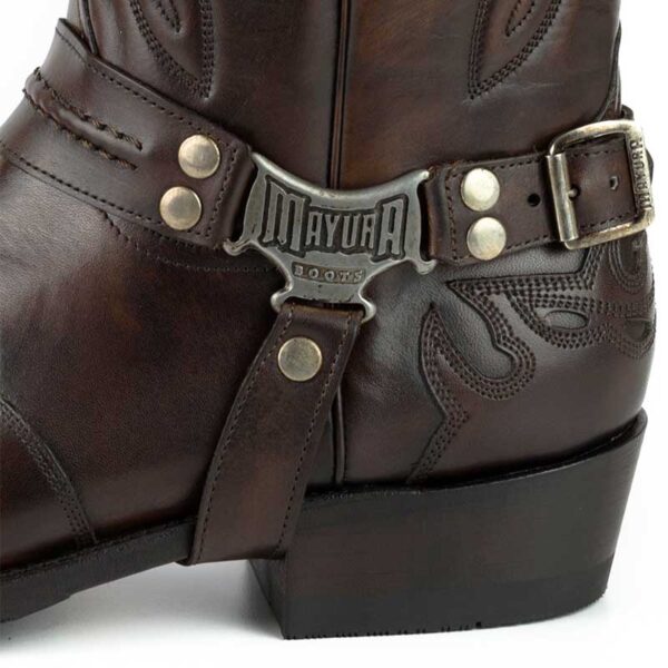 Botas biker Indian - Country and Roses - Marrón oscuro - 5