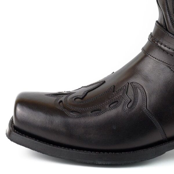 Botas biker Indian - Country and Roses - Negro - 4