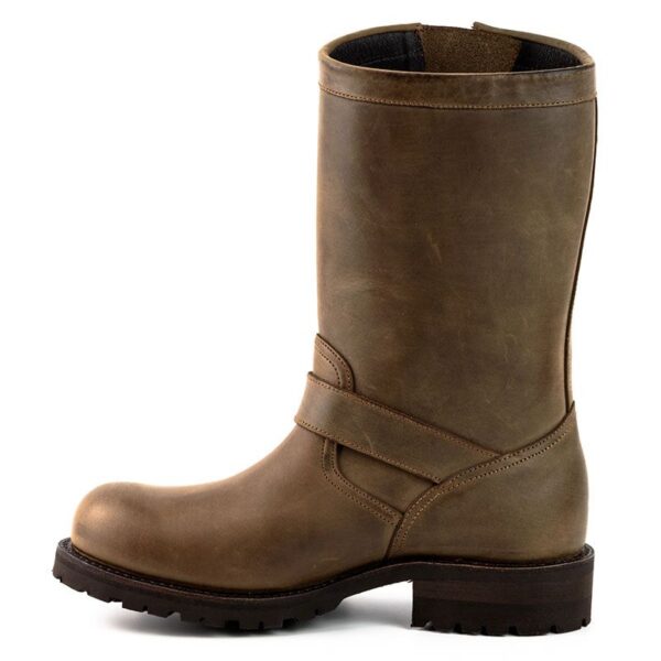 Botas biker motorista - Country and Roses - Crazy marrón - 3