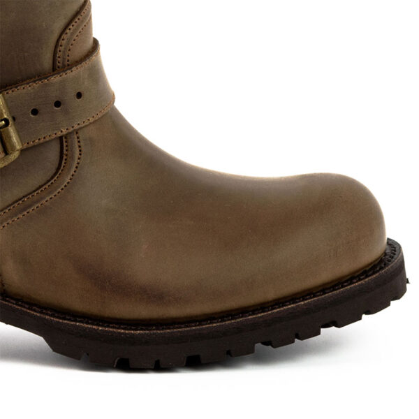 Botas biker motorista - Country and Roses - Crazy marrón - 4