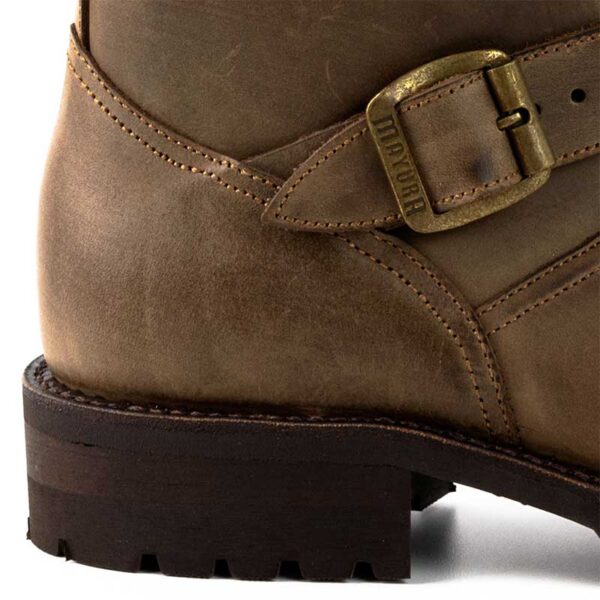 Botas biker motorista - Country and Roses - Crazy marrón - 5