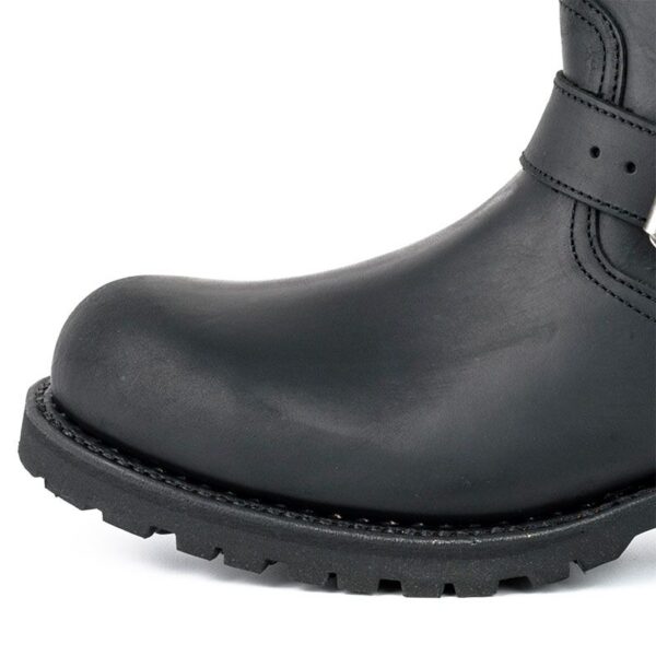 Botas biker motorista - Country and Roses - Crazy negro - 4
