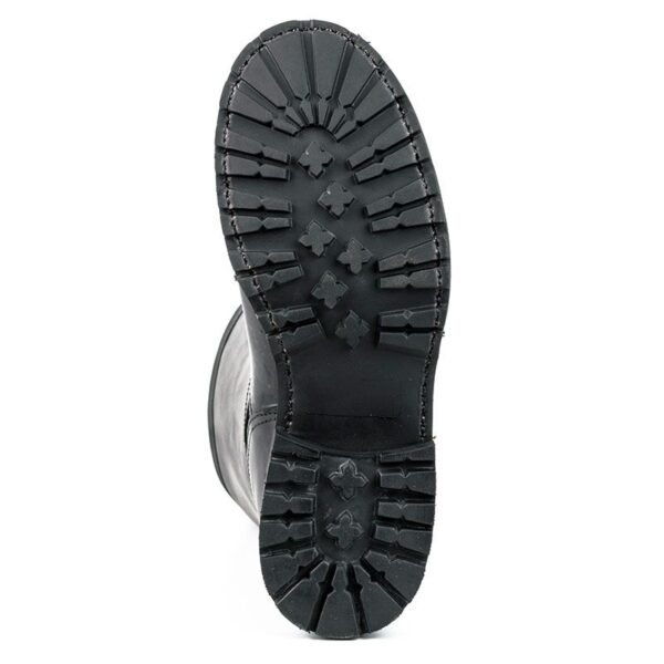Botas biker motorista - Country and Roses - Crazy negro - 8