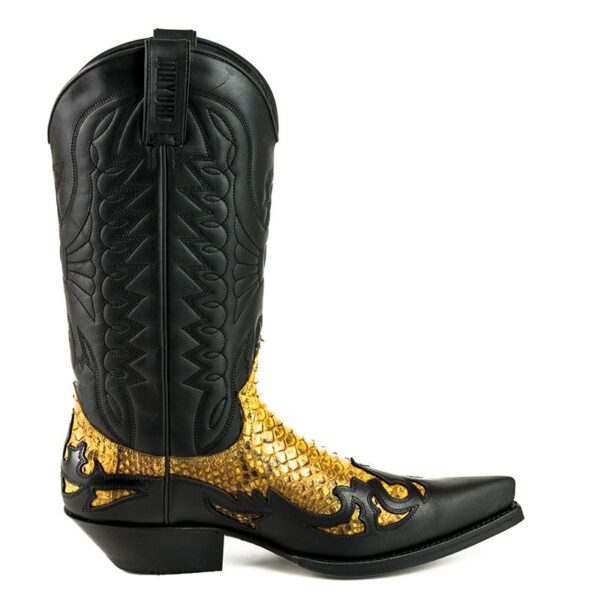 Botas cowboy de pitón nature - Country and Roses - Camel - 1