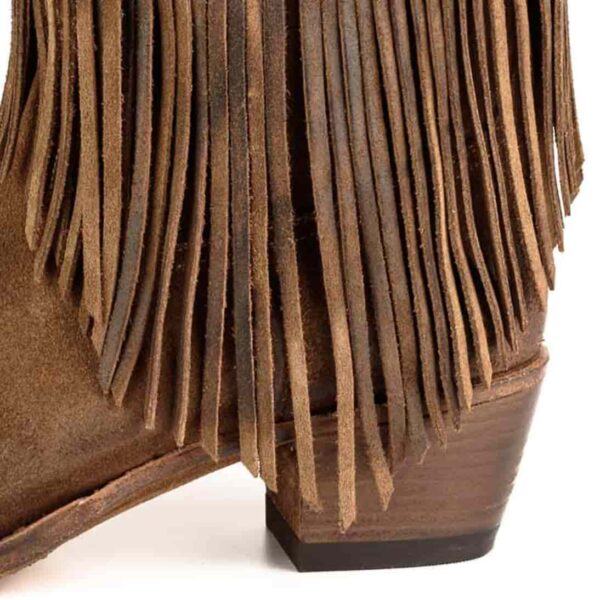 Botas vaqueras afelpado tabaco - Country and Roses - 5