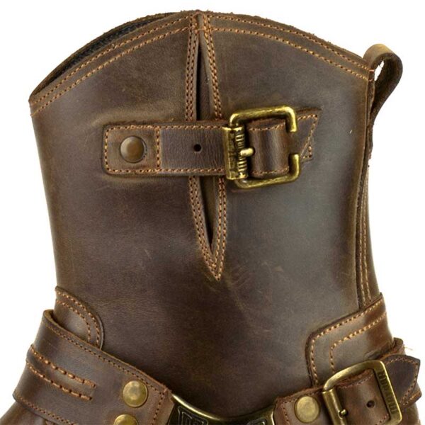 Botines biker moteros - Country and Roses - Ars marrón - 6