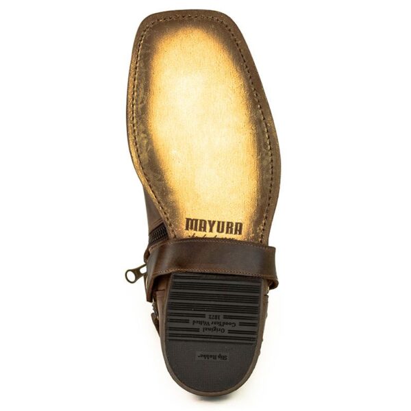 Botines biker moteros - Country and Roses - Ars marrón - 8