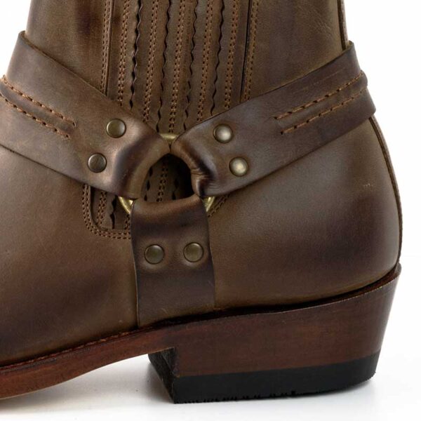 Botines biker moteros - Country and Roses - Fulton marrón - 5