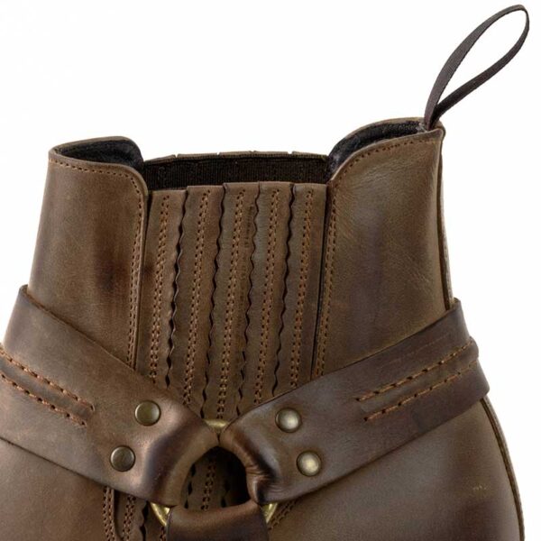 Botines biker moteros - Country and Roses - Fulton marrón - 6
