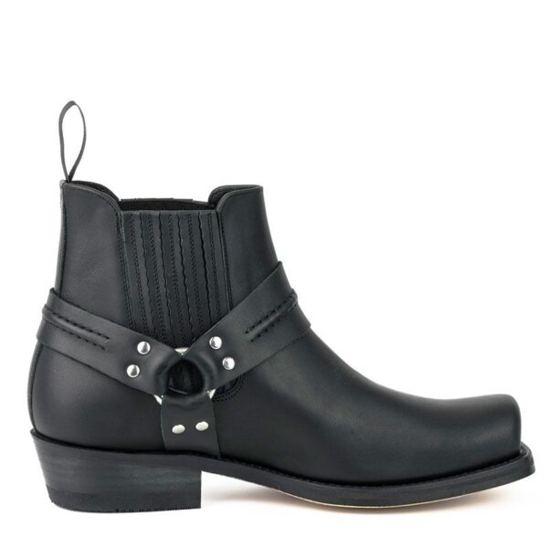 Botines biker moteros - Country and Roses - Fulton negro - 1