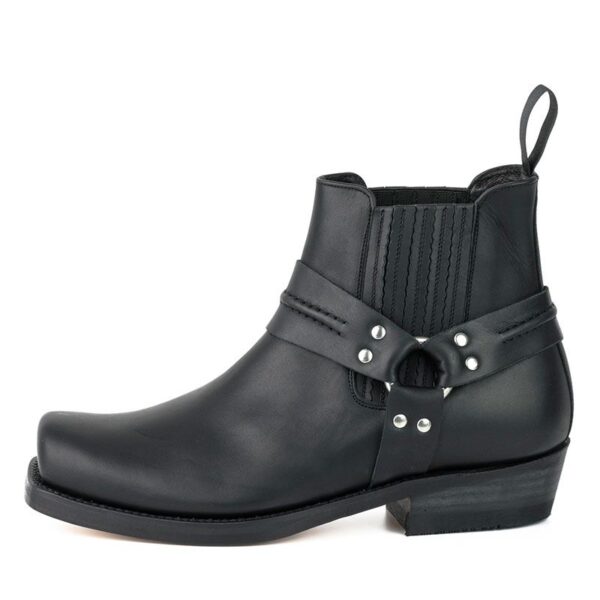 Botines biker moteros - Country and Roses - Fulton negro - 3