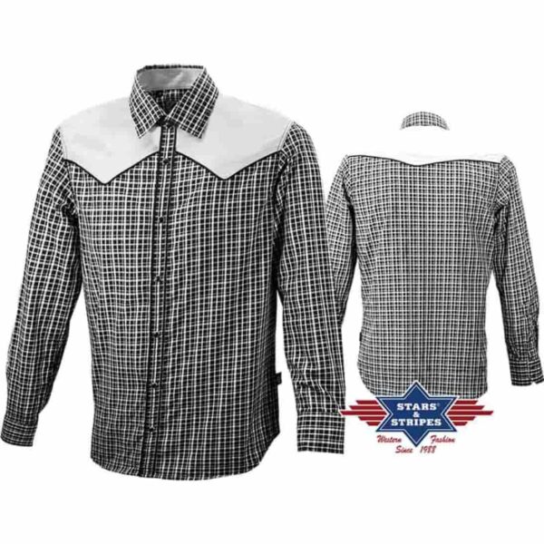 Camisa de cuadros negros - Country and Roses - Kurten - 55