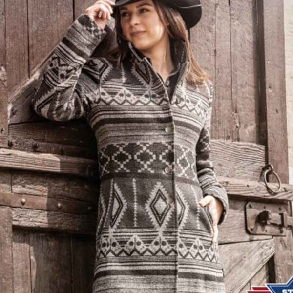 Abrigo estampado azteca - Country and Roses - Onita - 5