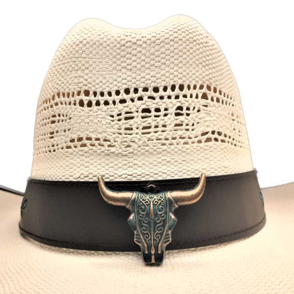 Cinta para sombrero cowgirl - Country and Roses- Golden Bull - 4