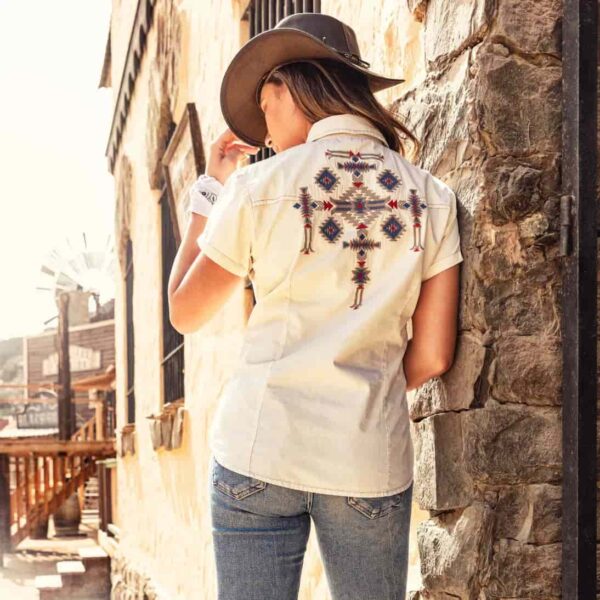 Camisa beige claro - Country and Roses - Betty - 4