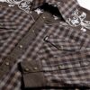 Camisa de cuadros y bordados - Country and Roses - Morgan - 4