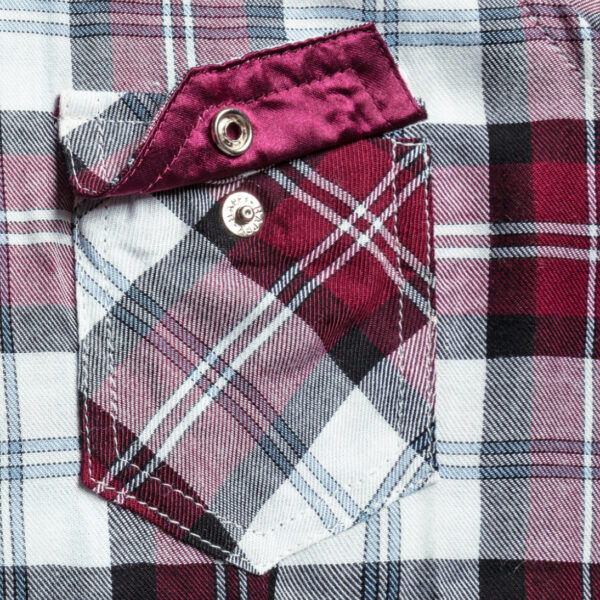 Camisa de cuadros y bordados Pasadena Short - Imagen 5