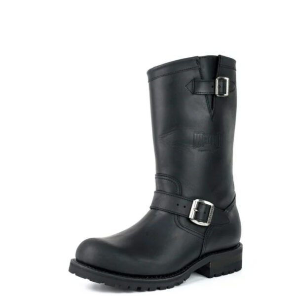 Botas biker motorista - Country and Roses - Crazy negro - 1158 - 2