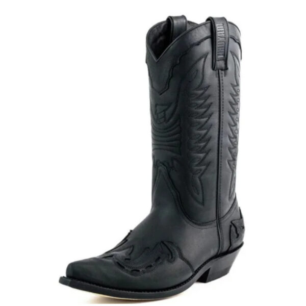 Botas vaqueras - Country and Roses - Avery negro -1
