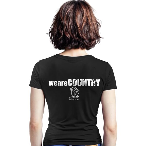 Camiseta estilo country Edición 2022 de mujer negro