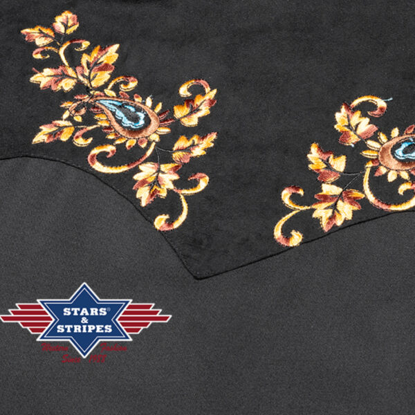 Camisa bordada - Country and Roses - Hogan Black - 4