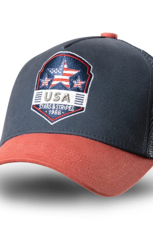 Gorra Cowboy USA con bordado emblemático americano en venta en Country and Roses.